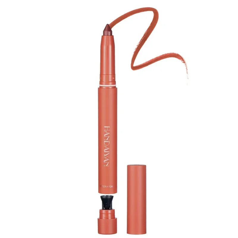 6 Colors Velvet Matte Lips Liner Pencil Nude Dark Red Sexy Lipstick Waterproof Long Lasting Color Rendering Lips Beauty Cosmetic