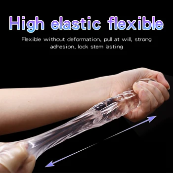 Large Realistic Penis Extender Sleeve Penis Enlargement Reusable Condom Sex Toy for Men Delayed Ejaculation Cock Cover Adult Toy 3