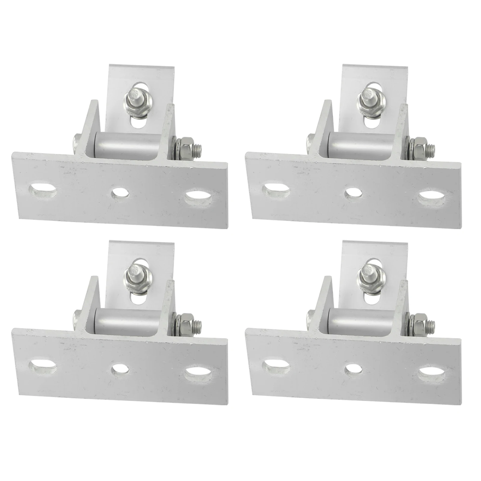 Description Picture 2 of itemSolar Panel Rotatable Elevation With Angle Bracket Roof Mounting Attachment Solar Panel Brackets Tilt Mounting Rail Support