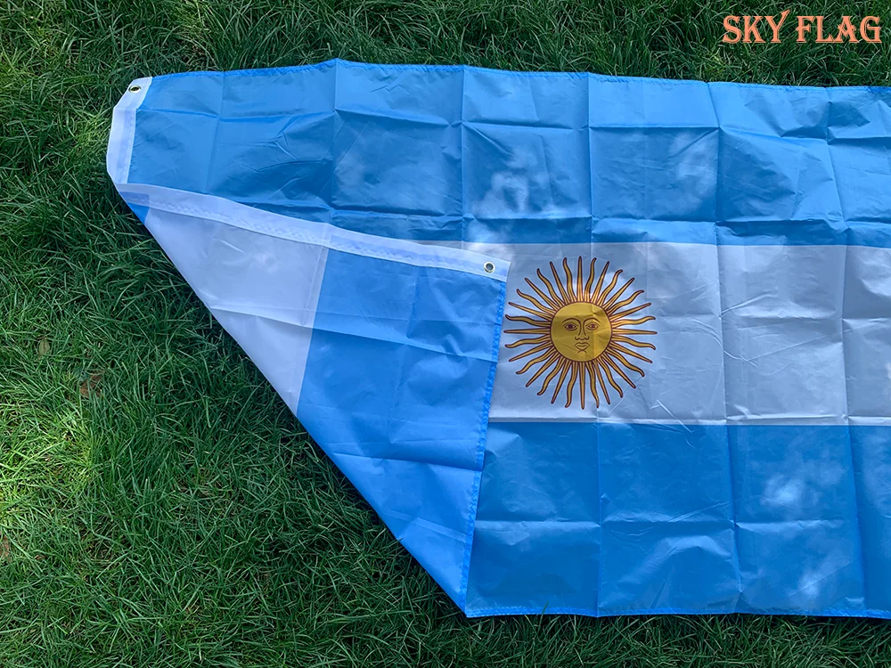 SKY FLAG Argentina Flag 90x150cm hanging polyester standard Argentine National… - Image 4