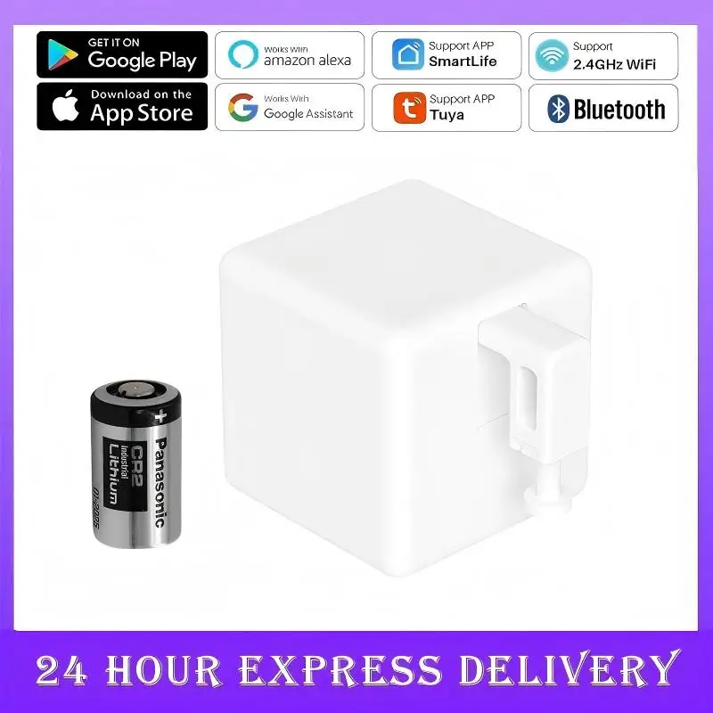 Tuya Zigbee3.0 commutateur de doigt intelligent Bot télécommande rideaux de Garage bouton Robot poussoir fonctionne avec Alexa Google Home Assitant vocal