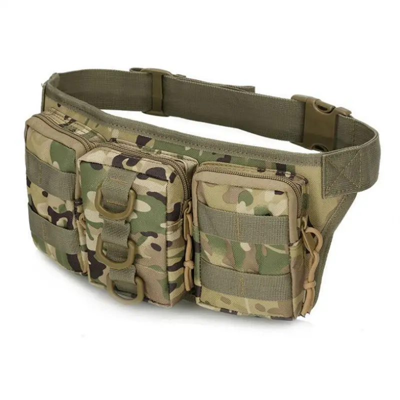 

Edc Military Camping Hiking Climbing Hip Bum Belt Bag Outdoor Molle Waist Bag Utility Tactical Men Waist Fanny Bag Pack Pouch