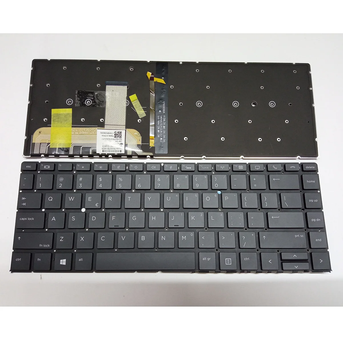 

New US Russian Keyboard For HP EliteBook X360 1040 G5 G4 Series Laptop Black P/N: 2H-BAZU1I64311 Backlit English RU black