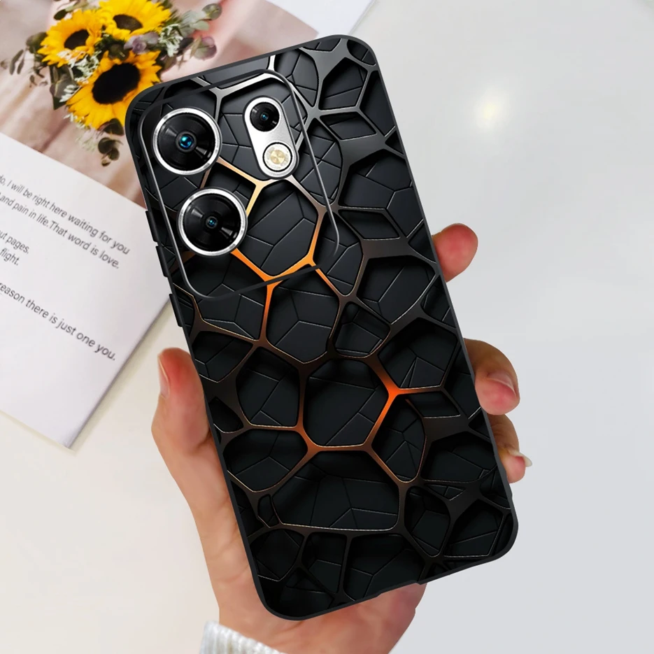 Stylish Shockproof Painted Phone Case - Soft Protective Cover
