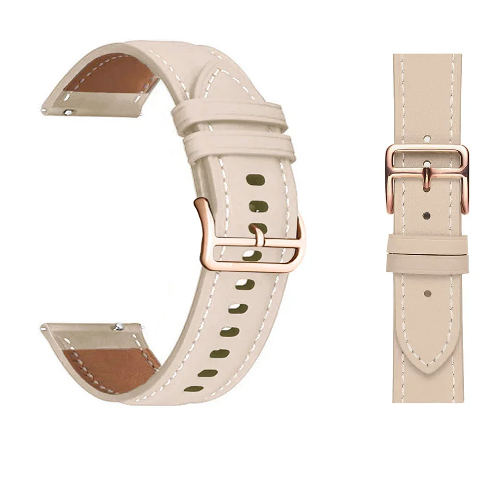 Premium 20mm Leather Watch Band Strap