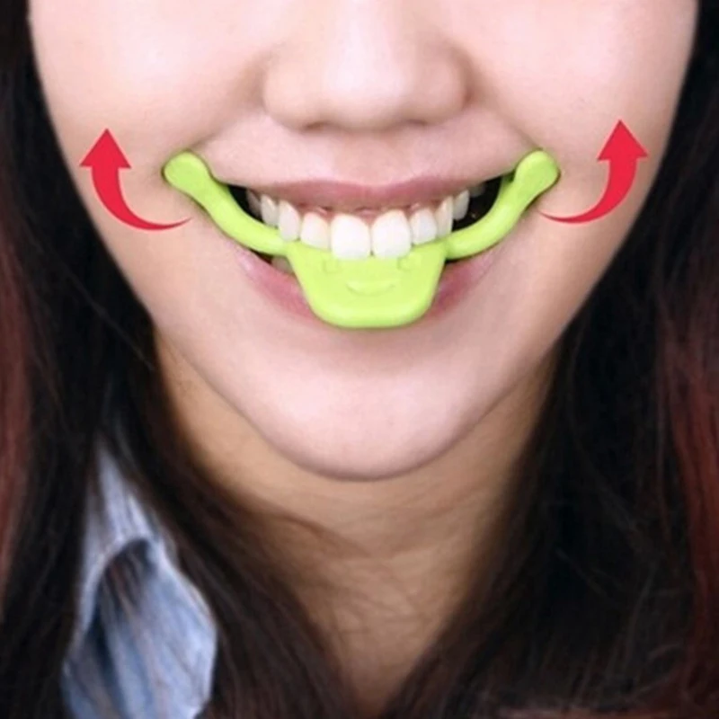 

Smiling Maker Smile Corrector,Face Trainer Charming Smile Trainer Silicone Strap Face Line Lifting Muscle Training Mouth