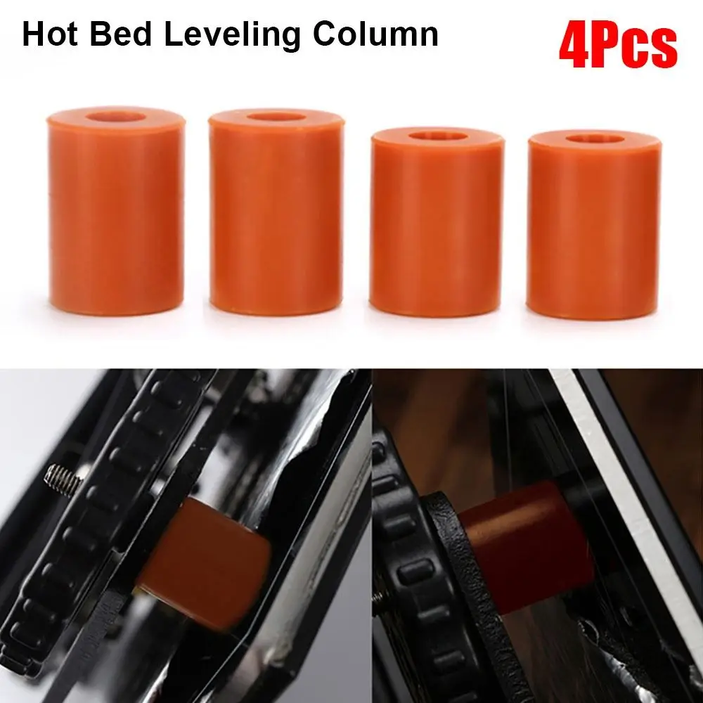12x Siliconen Nivelleringskolommen – 16 Mm Hoog – Voor 3D-printer – Vervangt Veren – Hittebestendig – Voor Ender 3 En CR-10