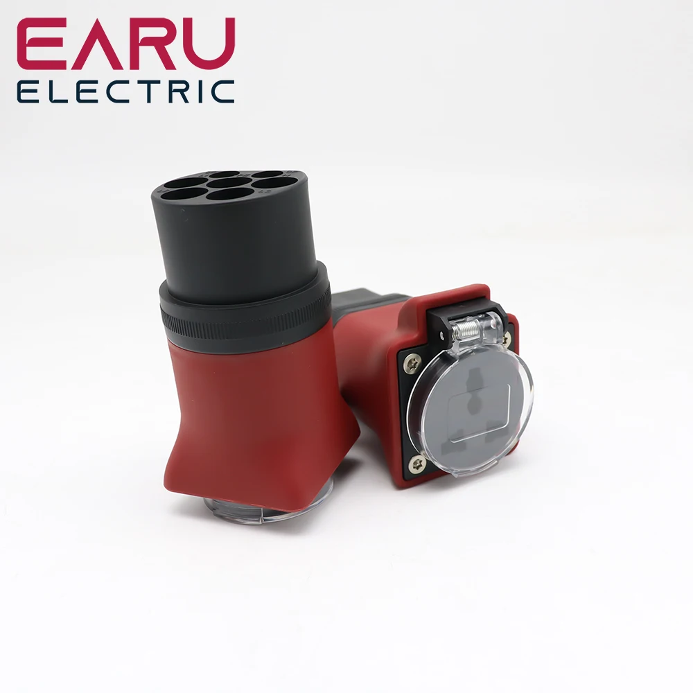 Draagbare Type 2 EV Oplader - Schuko naar Type 2 - 6-16A - 5 meter - Zwart Draagbare Type 2 EV Oplader - Schuko naar Type 2 - 6-16A - 5 meter - Zwart