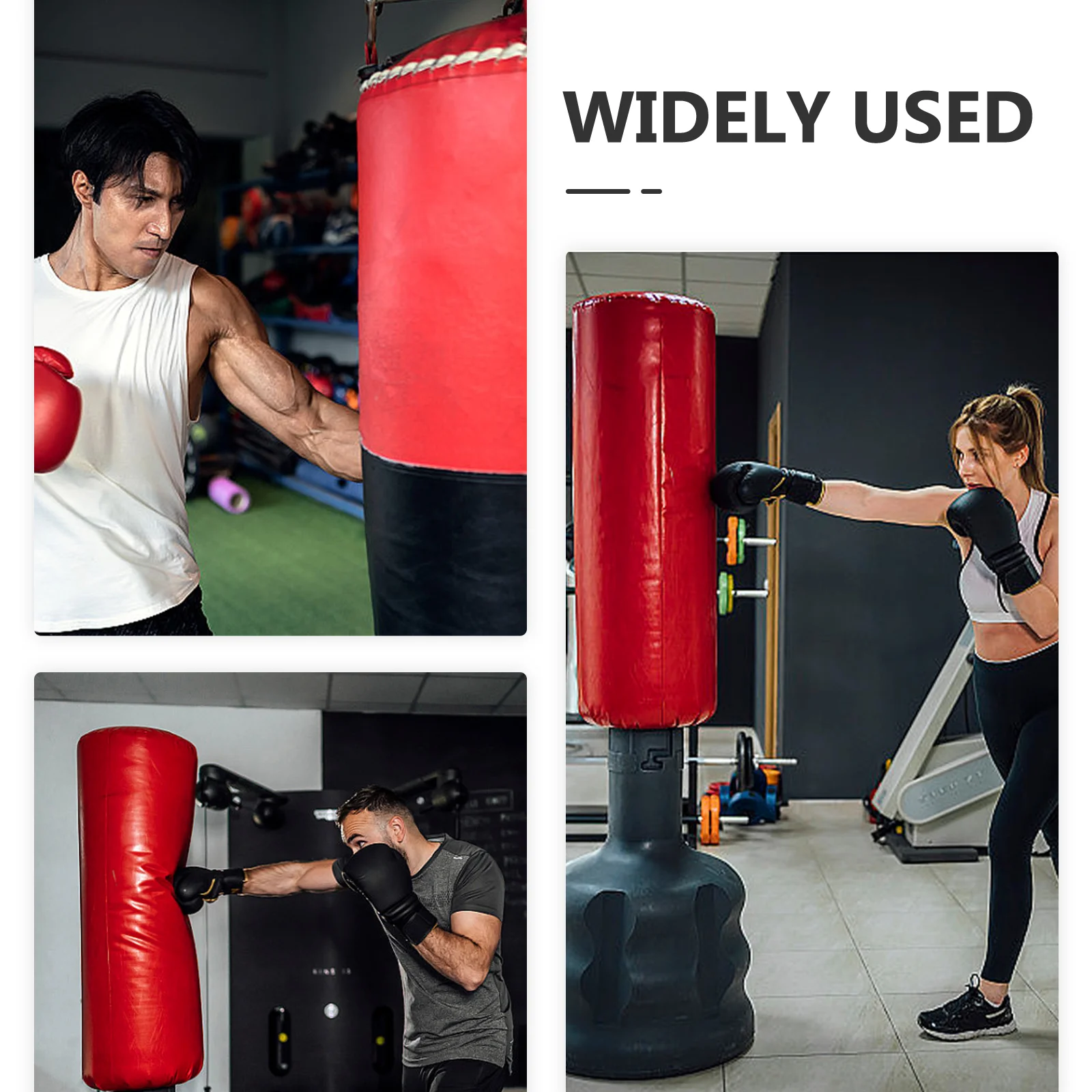 6 Pcs Sandbag Sucker Freestanding Boxing Base Suction Accessories Component Cups Punching