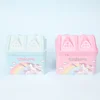 Unicorn Piggy Bank for Girls Banks Kids Cartoon Present House Shape Pink Tinplate 6