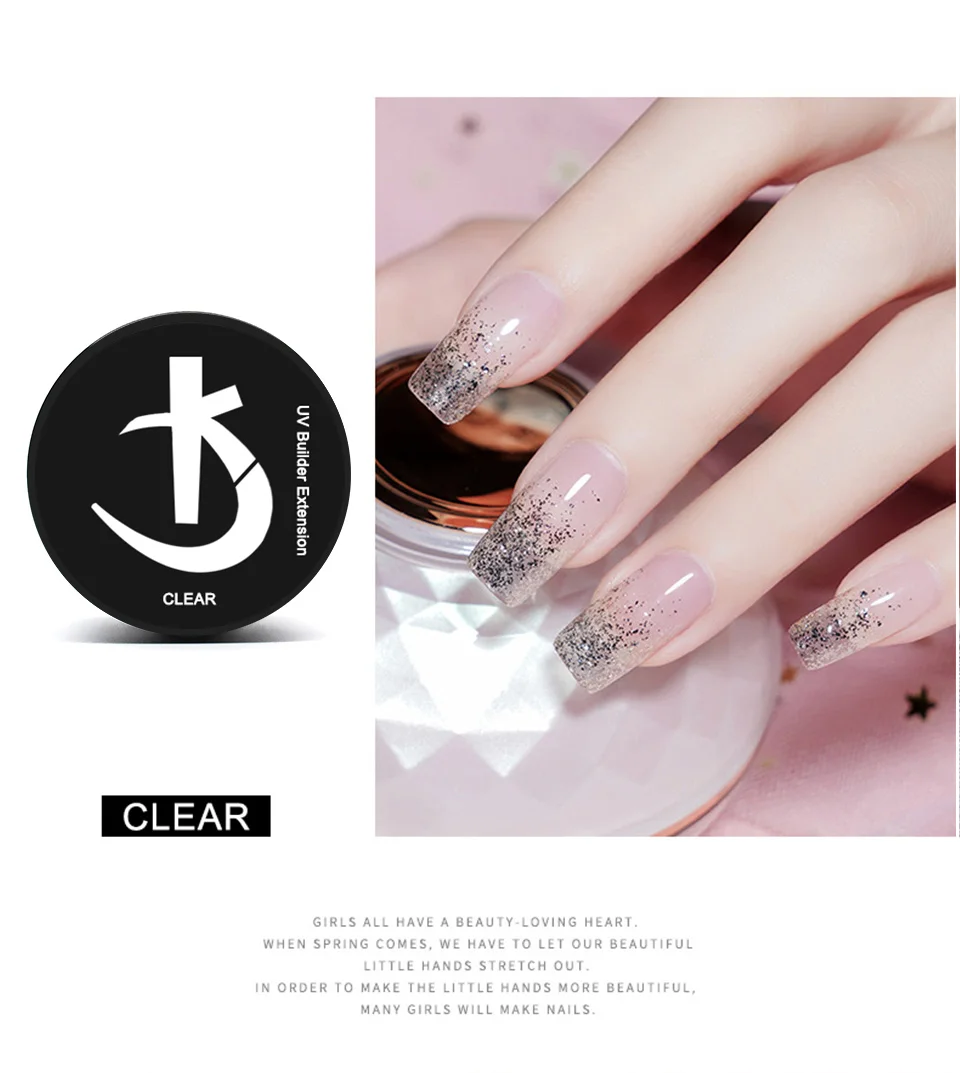 15ml Semi-permanent UV Gel for Nail Extensions