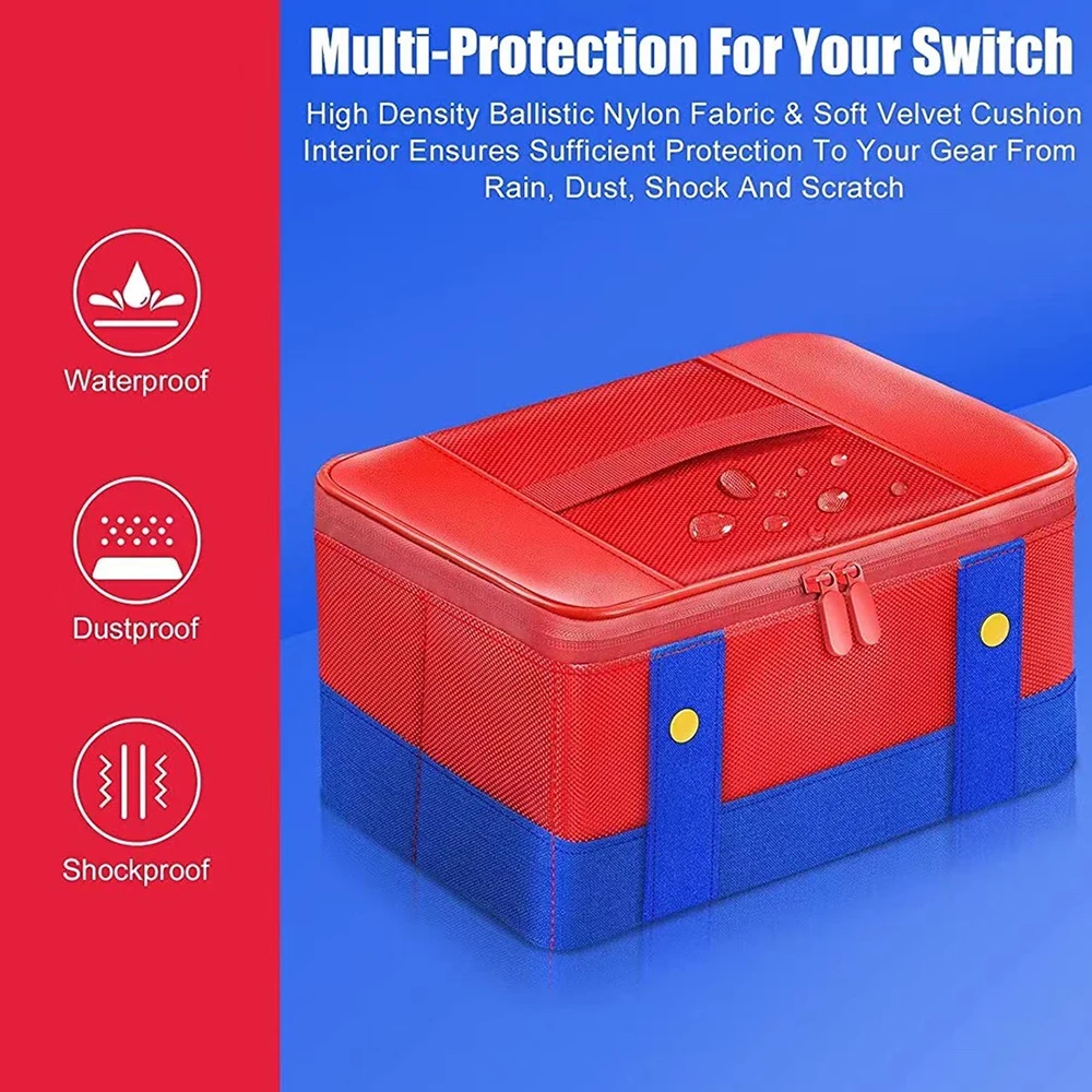 For Nintend Switch / OLED Travel Carrying Case Portable Storage Messenger Bag for Nintendo Switch/OLED Console Game Accessories