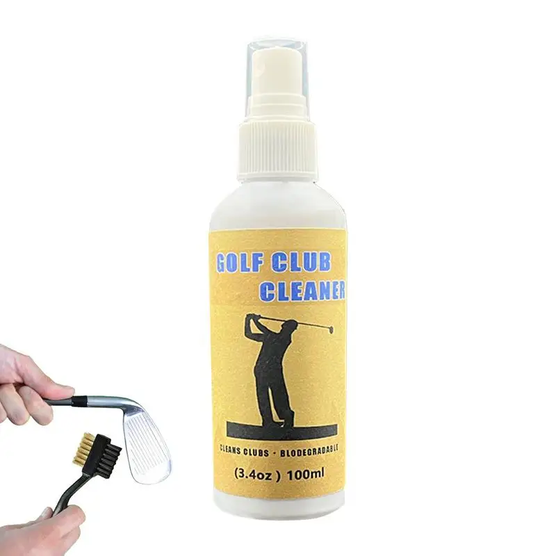 

Golf Club Polish 100ml Clean Golf Clubs Mild Solution Leakproof Golf Club Cleaner Sprayer Portable For Woods Balls Irons Drivers
