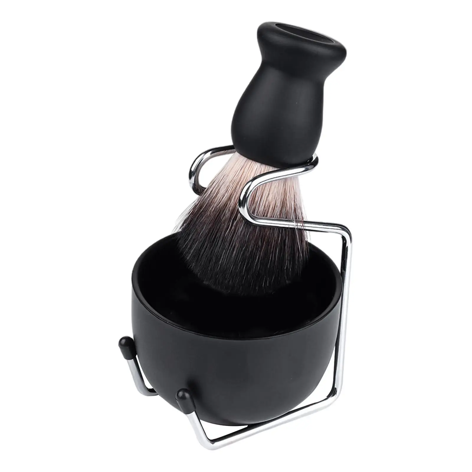 Shaving Brush Set/ Bowl Stand Brush/ Stainless Steel/ for Home Christmas