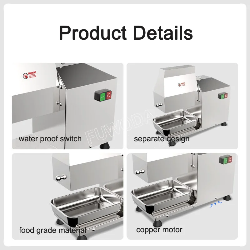 Electric Meat Tenderizer Machine Commercial Heavy Duty Meat Cuber Tool Stainless Steel for Tenderizing Beef Turkey Chicken Pork 5