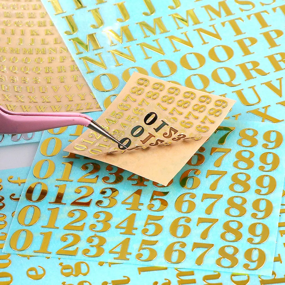 Decorative Stickers Decorative Labels Stickers Custom Stickers Stationery Stickers Self Adhesive Stickers Adhesive Stickers Alphabet Label Stickers Paper Stickers Cartoon Stickers Magic Stickers Anime Stickers DIY Scrapbooking Accessories 2-9mm Alphabet Letters Numbers Decor Stickers Epoxy Resin Filler For DIY Silicone Molds Craft Making