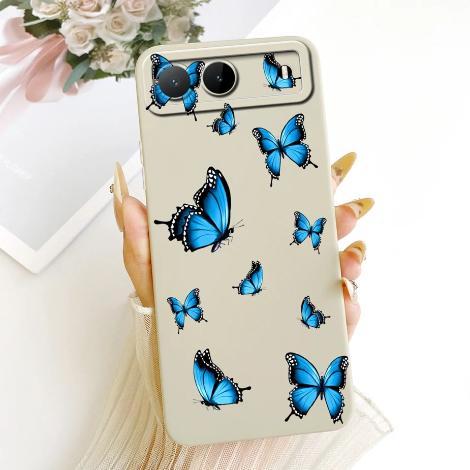 Sunflower Artistic Soft TPU Phone Case - Pretty Girl Design