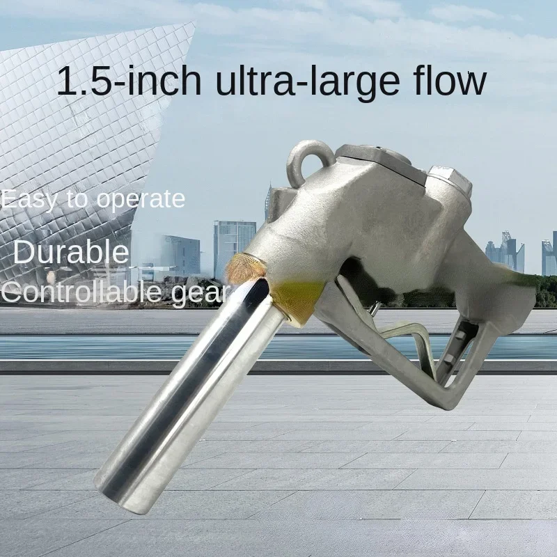 

Large Flow Self-Sealing Automatic Oil Injector Gun Diesel Gasoline Large Diameter Refueling Full Self-Sealing 1.5 2
