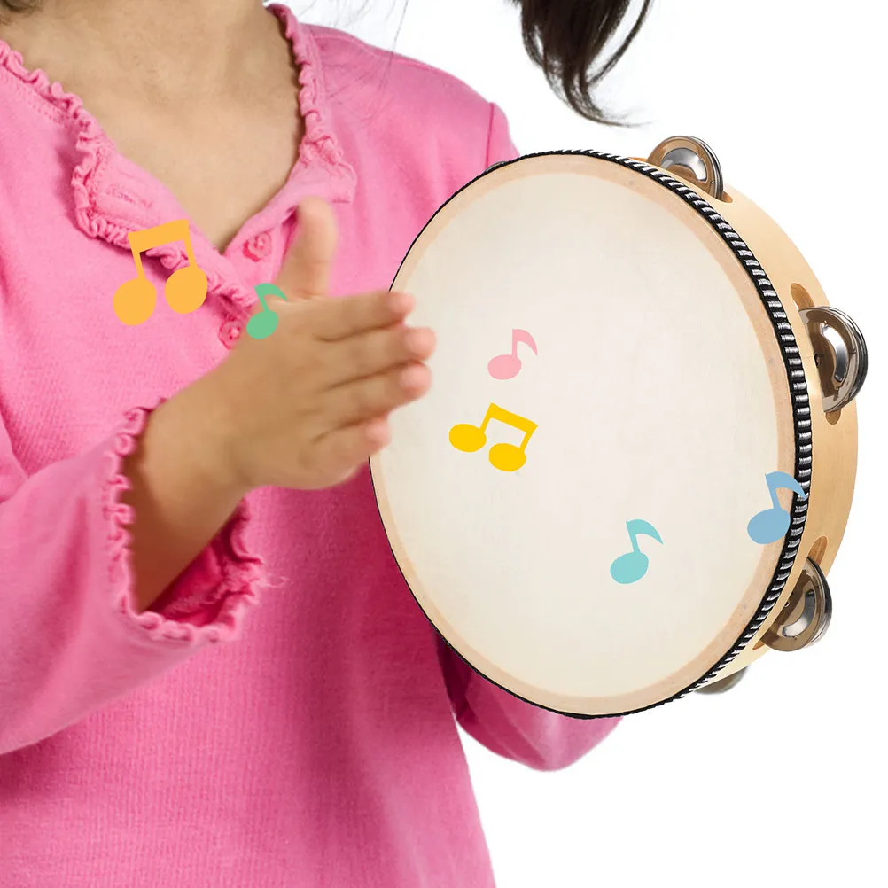 음악 애호가를 위한 2Pcs 핸드 드럼 타악기, 손과 눈의 협응력과 집중력을 향..