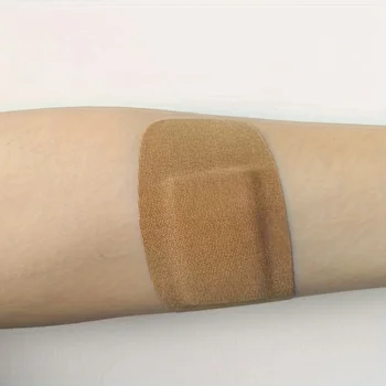 50pcs Extra-Large Waterproof & Breathable Bandages for Emergency Wound Care PE Material, Ideal for Sports Injuries & Outdoor Use 5