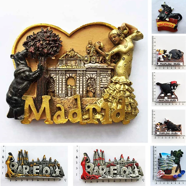 Souvenirs Spain Fridge Magnet, Magnet Refrigerator Spain