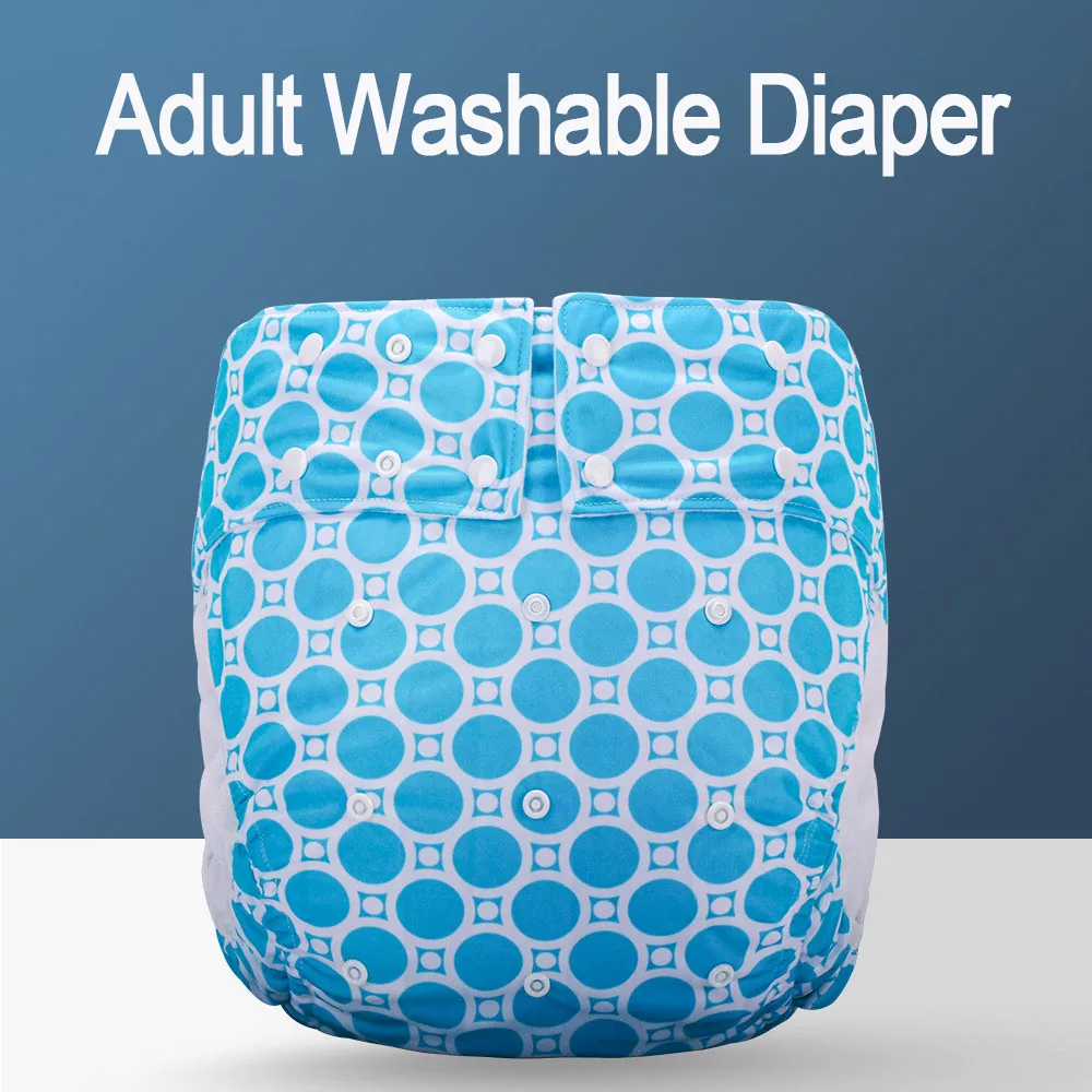Adult Diaper Pants L Size Printing Washable Leakproof Cloth Diapers