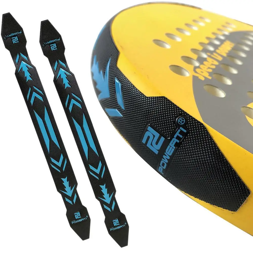 3D Tennis Paddle Head Tape 2pcs for Beach Tennis Racket Protection Tape Head Protector tennis accessories racket grip tape tennis racket tape