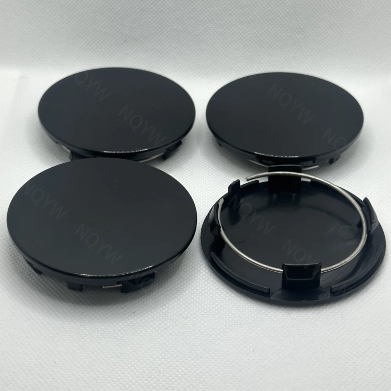 4 Teile/satz 70mm Auto Rad Center Caps Auto Felge Radkappe Abdeckung Schwarz Silber ABS Radkappe Staub-proof Abdeckungen auto Modifikation Zubehör – Detail 2
