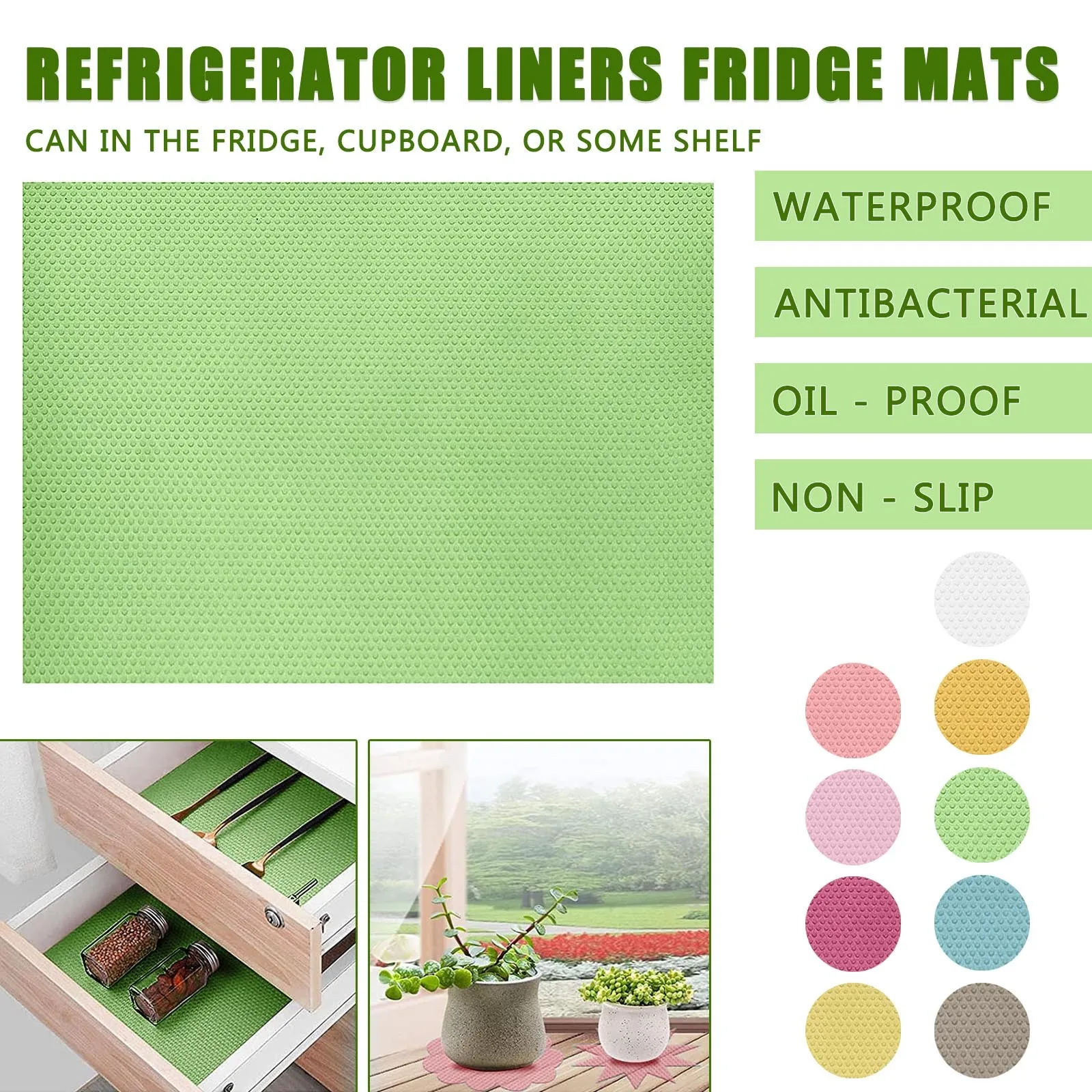 Multifunctional Refrigerator Mats Practical And Easy To Clean Anti-fouling  Refrigerator Mat Anti-fouling Vegetable Mats - AliExpress