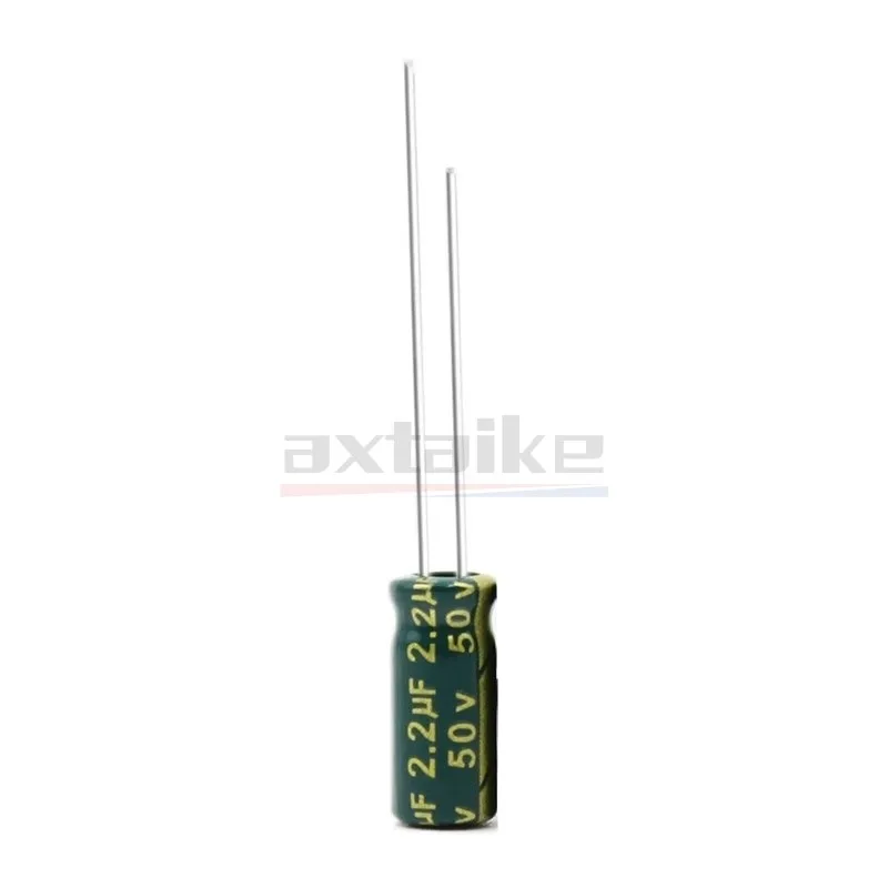 50PCS 50V 1UF 2.2uF 4.7uF 50V1UF 5*11MM High Frequency Low ESR Aluminum Electrolytic Capacitor
