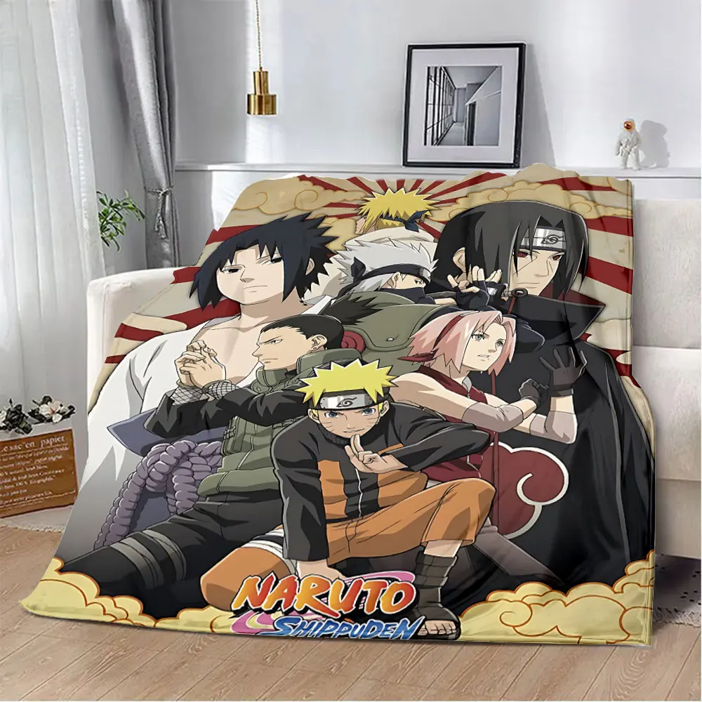 Anime Narutos Printed Blanket Picnic Blankets Warm Blanket Soft and Comfortable Blanket Home Travel Birthday Gift 2