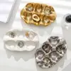 Creative Ceramic 6 Grids Egg Tray Nordic Style Decorative Jewelry Display Storage Plate Shockproof Jewelry Storage Tray Necklace 1