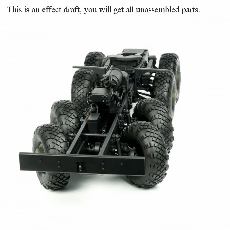 CROSSRC 1/12 RC BC8A Mammoth 8*8 Off Road Car Military Truck KIT Motor Light System Unassembled Gifts for Boys Model TH11099 4