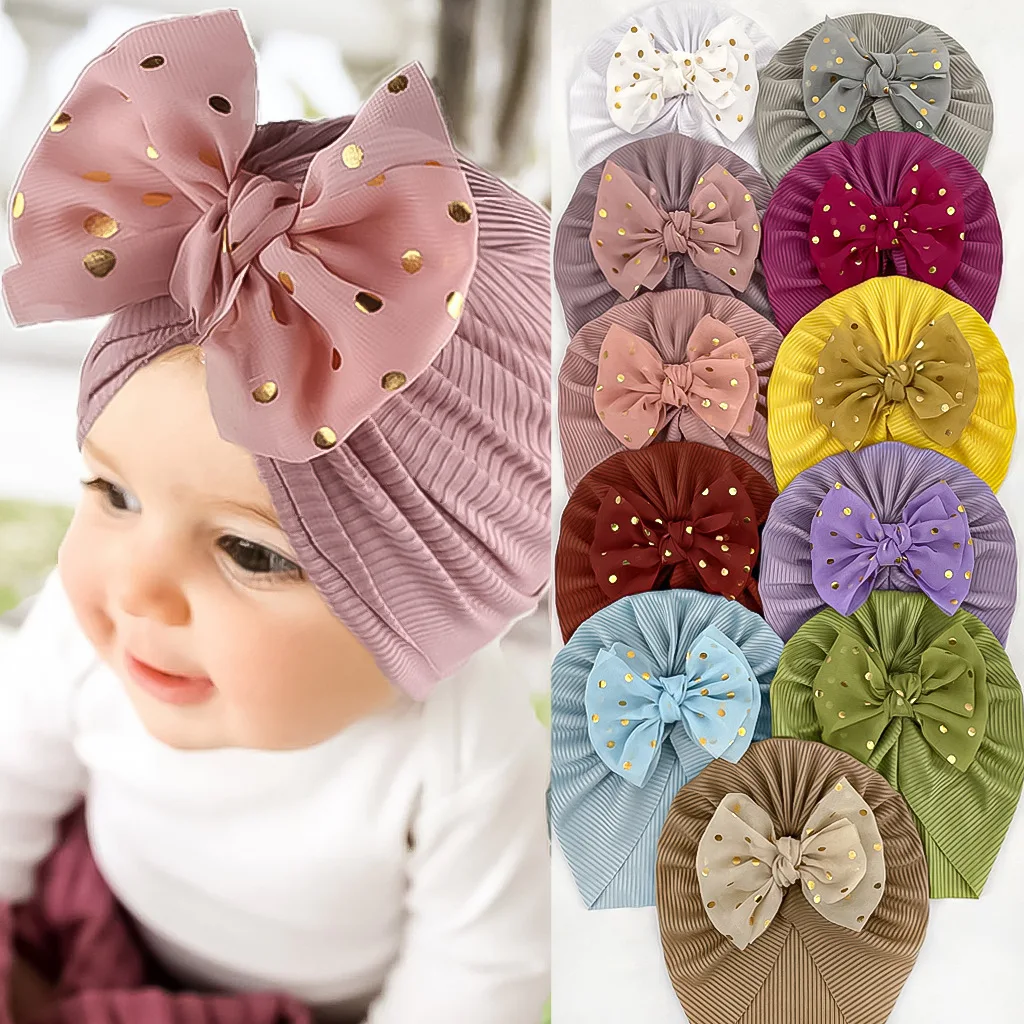 

Hair Accessories Baby Headband Summer Cute Floral Bows Baby Girl Headbands Elastic Bowknot Newborn Hair Band Turban Set