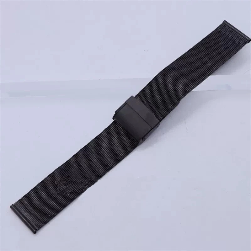 Sleek Unisex Stainless Steel Mesh Belt Watch Band - Multiple Size Options