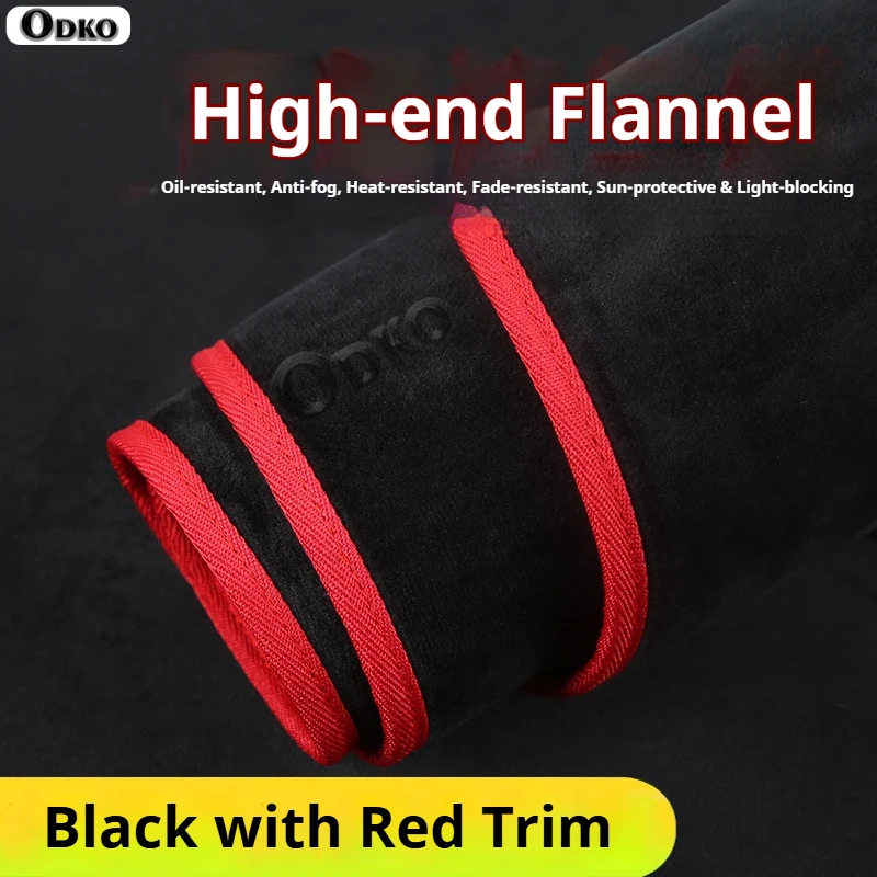 B Flannel red trim
