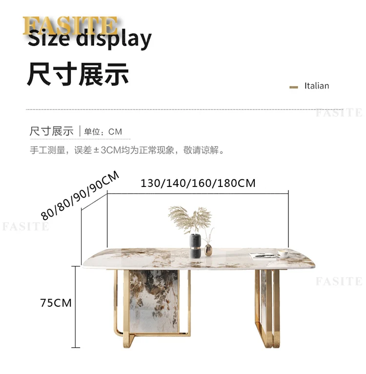 Event Restaurant Dining Tables Party Waterproof Modern Luxury Dining Tables Kitchen Space Saving Table A Manger Furniture Home