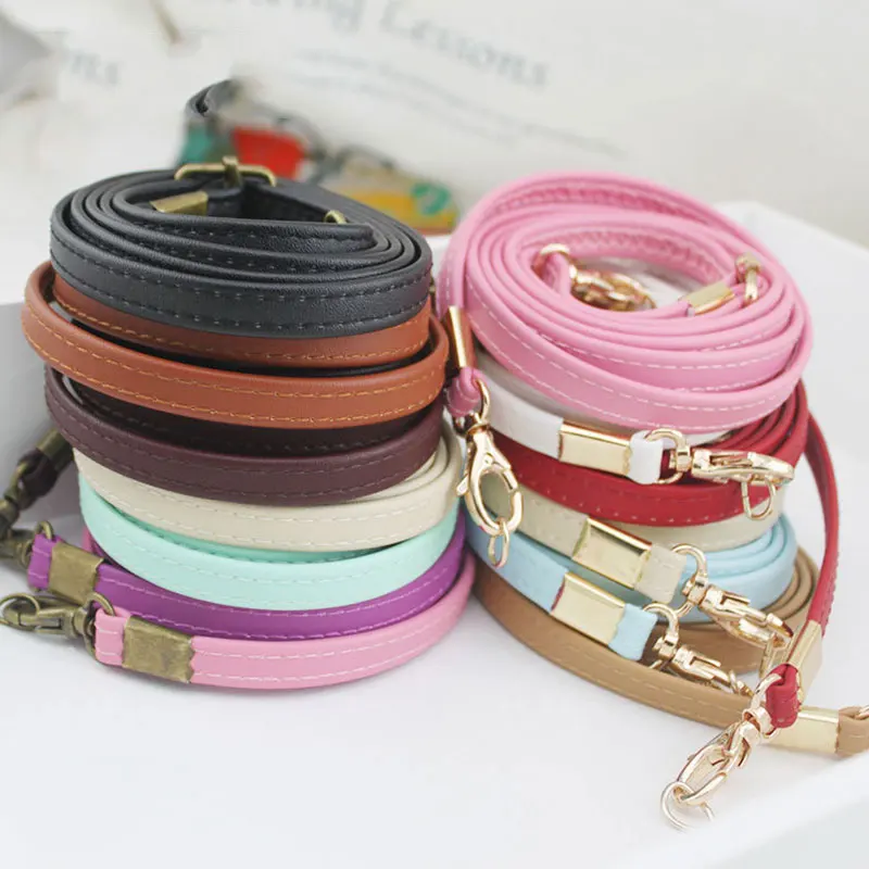 

Bag Strap Long PU Leather Shoulder Bag Handle Bag Accessories DIY Purse Strap Handbags Belts Strap Bags Accessory Candy Color