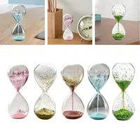Glitter Sand Glass Timer Hourglass Entertainment Glitter Glass Sand Clock for 1