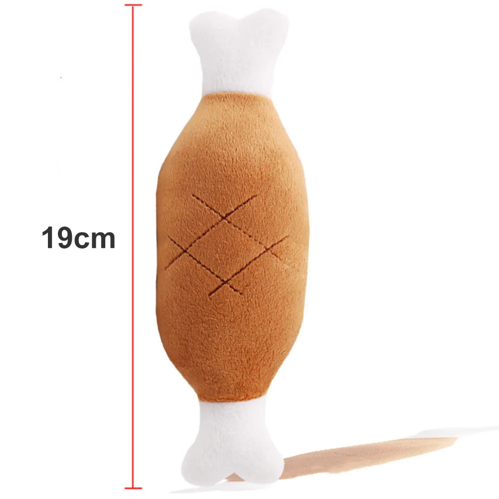 Puppy Dog Plush Squeaky Toy for Small Medium Dogs Cute Bone Carrot Toy for Aggressive Chewers Pet Cat Products Puppy Accessories - Image 5