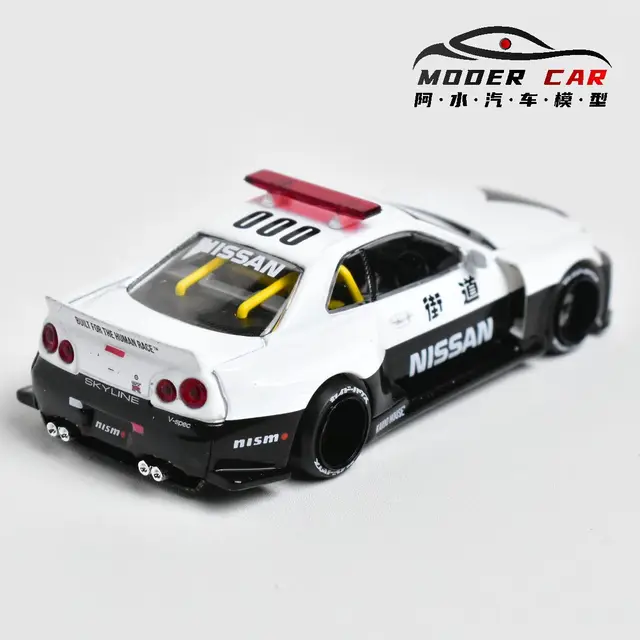 Kaido House+MINIGT 1:64 Skyline GTR R34 Diecast Model Car