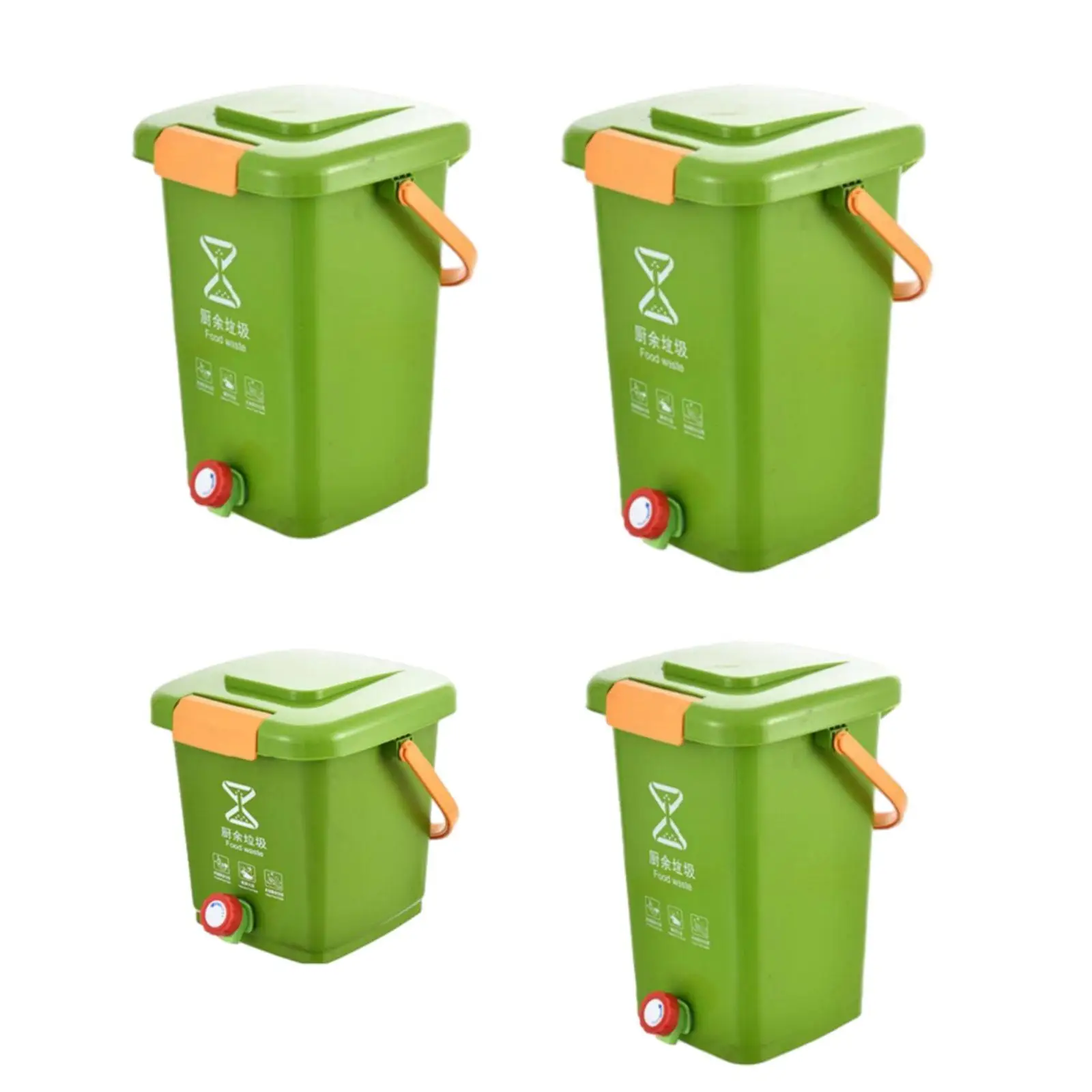 Kitchen Garbage Storage Bucket Composting Recycle Bucket Multifunction Modern Waste Bin Counter Compost Bin for Counter Kitchen