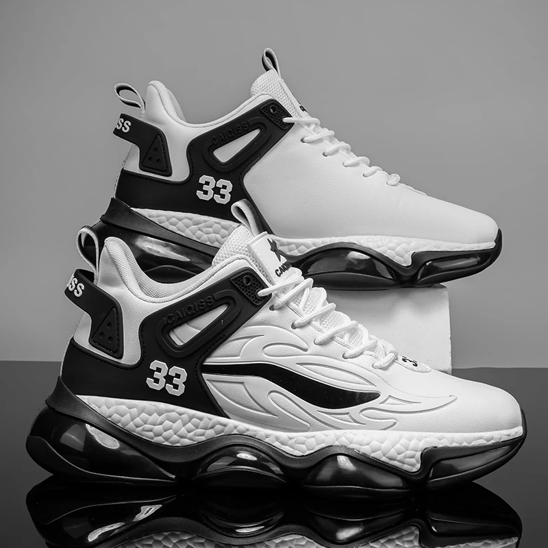 A Fashionable Sports Shoes Suitable for Men and Women to Wear, with Breathable and Durable Shock-Absorbing Anti-Slip Running Shoe Design, Eva Soles and Fabric Insoles, Suitable for All Seasons, Solid Color Men's and Women's Shoes