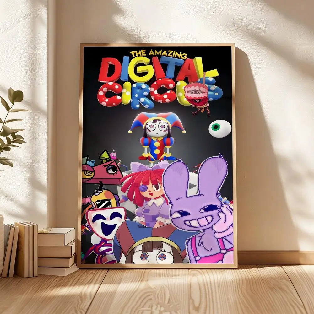Vibrant Anime Animation Poster - Self-Adhesive Wall Art Decor for Bedroom, Living Room, Office, Home