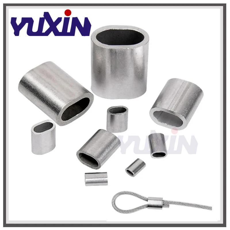 M0.8M5 Stainless Steel Cable Crimps Sleeve Single Hole Ferrule