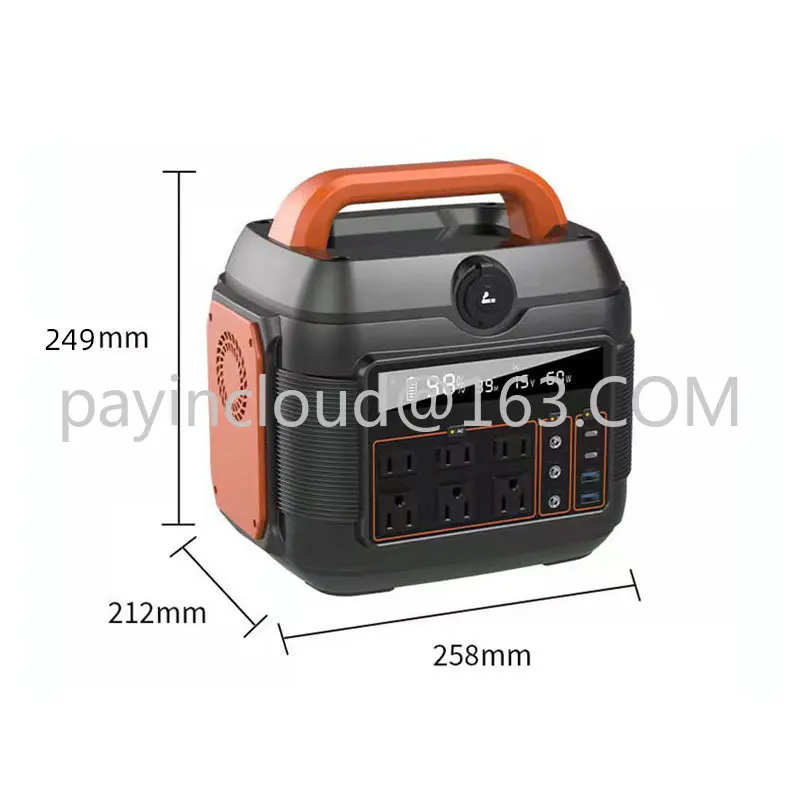 160000mAh 홈 에너지 저장 비상 충전 배터리 LED 조명 캠핑 600W 휴대용 태양열 발전기 전원 공급 장치