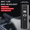 BUCKLOS Bicycle Front Light 18650 Battery Type-c Rechargeable Bike Headlight Powerful Handlebar Flashlight Cycling Highlights 1