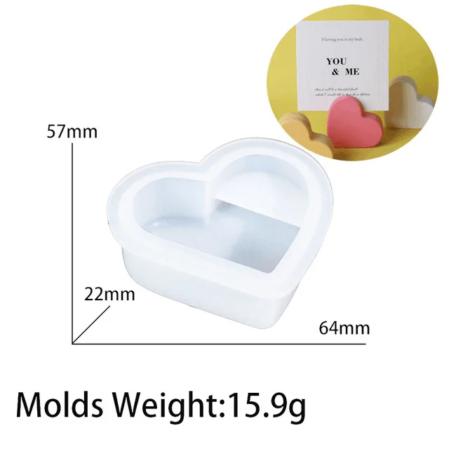 Diy Business Card Holder Silicone Mold Drip Mold Semi Circular Flower Cloud  Rainbow Hexagonal Love Card Holder Photo Holder Photocard Holder Silicone  Mold For Table Decoration - Temu Belgium