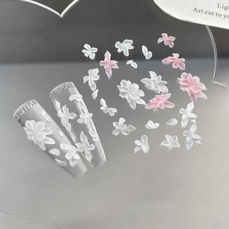 [JN] 3D 꽃 네일 몰드 DIY 실리콘 네일 도구 꽃잎 네일 디자인 레진 몰드 네일 아트 조각 템플릿 매니큐어 디자인