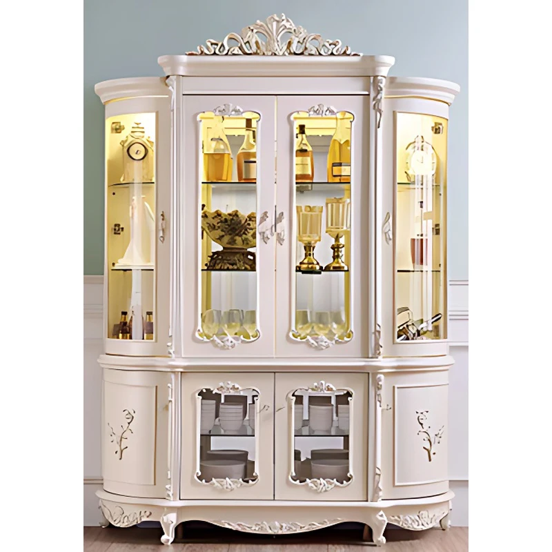 Audrey Luxury Modern Simple Shown Display Wine Bar Cabinet Storage Wine Cabinet